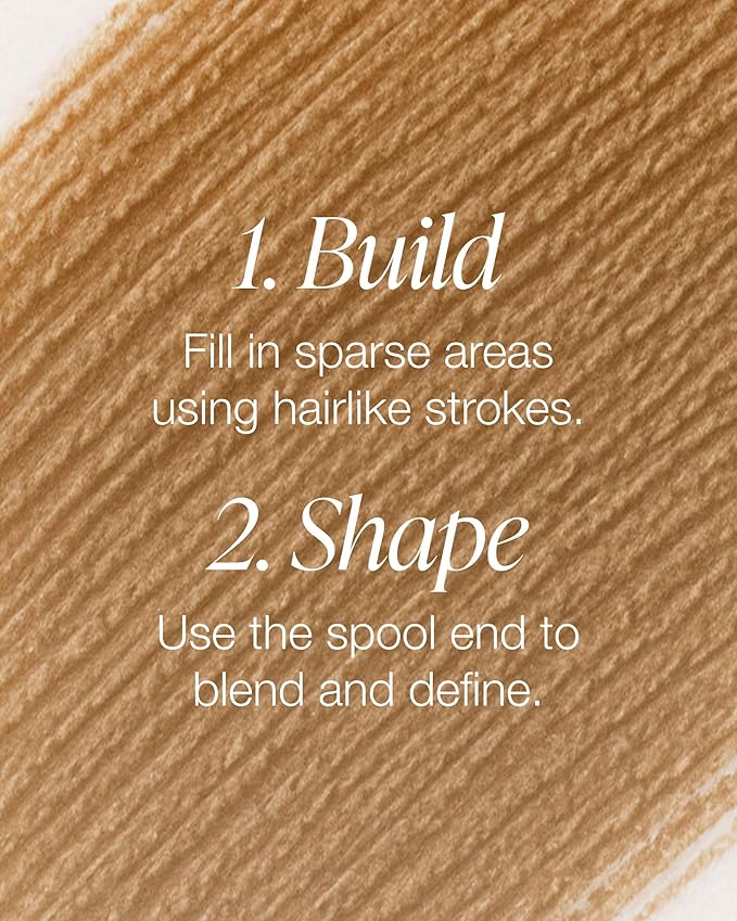 Mineral Fusion Retractable Brow Pencil (Blonde) - TZR 2025 Beauty Heroes Award Winner - Shape & Define Eyebrow with Blending Spoolie Brush - Velvety Smooth, Long-Lasting Color - Vegan Formula