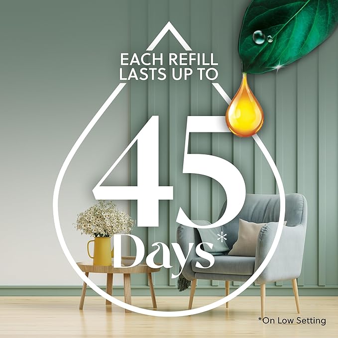 Air Wick Essential Mist Refill, 2 ct, Lush Honeysuckle & Raspberry, Essential Oils Diffuser, Air Freshener