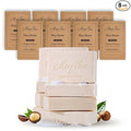 Mary Case Scentless Bar Soap Set of 8 | Shea Butter Soap with Olive & Coconut Oils | Fragrance-Free Bath Soap for Men & Women | Deep Moisturizing Dry Skin & Soothing Sensitive Skin