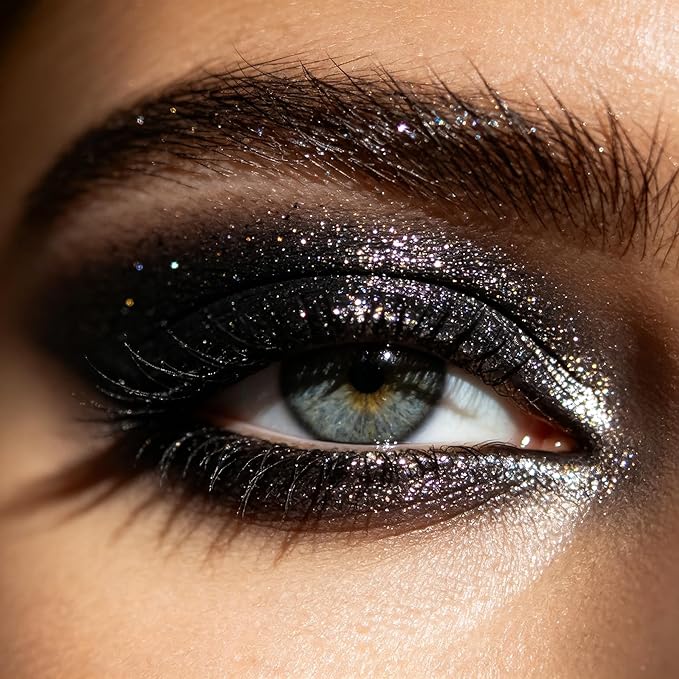 Bistopia，Pearlescent cream eyeshadow, shimmering, with a smooth texture that blends easily; a translucent metallic glitter eyeshadow that delivers a long-lasting, sparkling finish, 2g (#25)