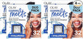 Olay Face Wash, Hyaluronic Acid Cleansing Melts, Fragrance-Free, Daily Use Gentle Cleanser, For All Skin Types, Travel Size, Water-Activated to Clean, Tone, and Refresh(32ct), (Pack of 4)