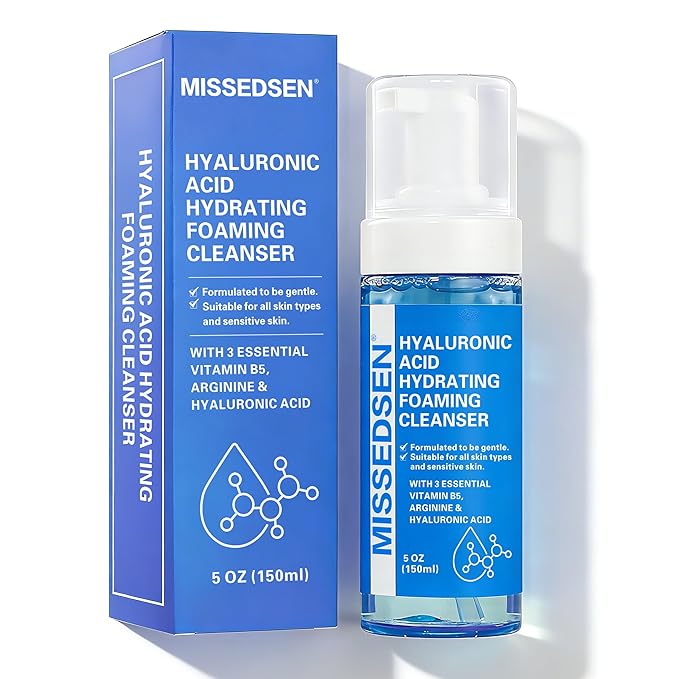 Face Wash for Acne and Oily Skin, Oil Control Foaming Cleanser, Fragrance Free, 5 oz (1, blue)