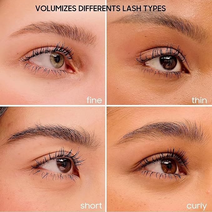 Mascara Volume and Length - Waterproof Mascara Black, Long-Lasting Formula Curling & No Clumping Liquid Lash Extensions, Tubing Mascara for Older Women Smudge-Proof Mothers Day Gifts