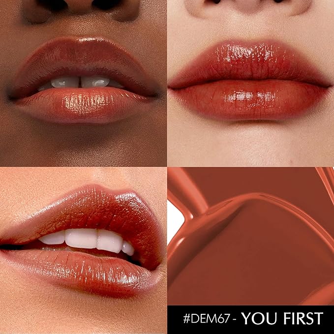 Depuplum Reddish Lipstick for Women Moisture Lip Gloss Tinted Lip Balm Sheer Lipsticks for Mother's Day Nourishing Hydrate Glossy Lipstick for Dry Lips,DM67 Reddish