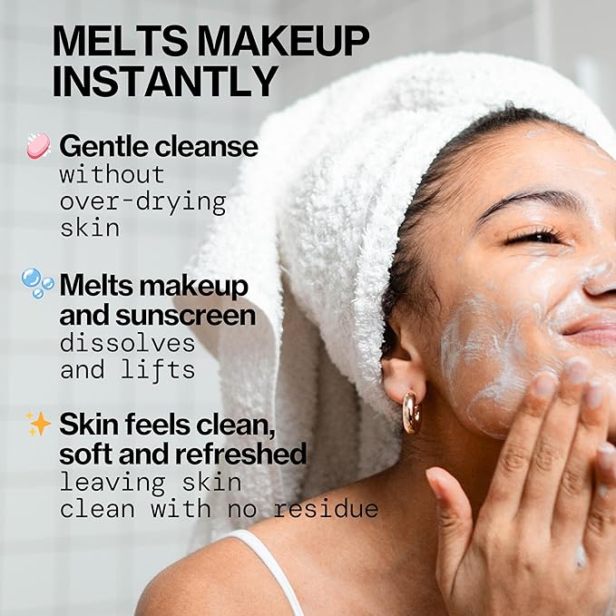 Pacifica Melt For You Facial Cleansing Oil – Hydrating Daily Face Wash & Makeup Remover Oil Cleanser for All Skin Types, Gentle Non-Comedogenic, Vegan, Clean Beauty, Dermatologist Tested 8 fl oz