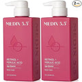 Medix 5.5 Retinol Body Lotion Firming Moisturizer | Crepey Skincare Treatment | Retinol Body Cream | Anti Aging Firming Cream For Women Targets Look Of Crepe Skin, Wrinkles, & Sagging Skin, 2-Pack