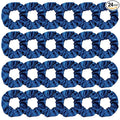 Silk Satin Scrunchies for Women Girls 24 PCS Hair Scrunchies Silk Satin Hair Ties for Thick Hair Bulk Hair Ties Hair Accessories