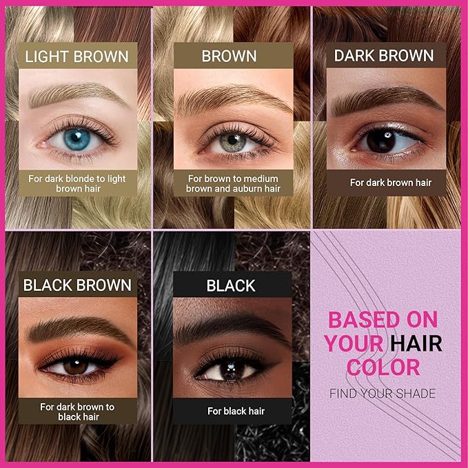 iMethod Eyebrow Pen - Eyebrow Pencil Magic 2-in-1 Eye Brow Pencils for Women with 4-Fork-Tip and Precise Brush-Tip Create Natural Hair-Like Brows, Last All Day, Microblading Eyebrow Pen, Black