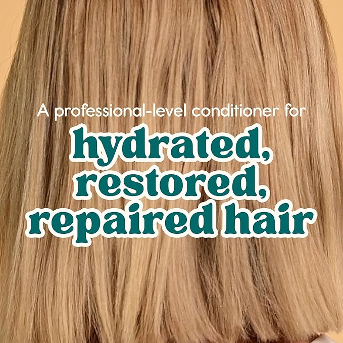 Nature Spell Bond Repair Conditioner, Sulfate & Paraben Free, Repairs & Nourishes Weak Strands with Vegan Keratin & Hyaluronic Acid, Color Safe, For All Hair Types, Vegan, 10.14 fl oz