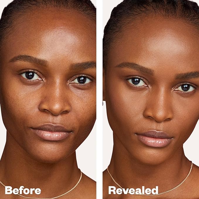 Kosas Revealer Liquid Foundation SPF 25 – Medium Buildable Coverage, Hydrating Natural Glow Finish, Deep Neutral Warm 390