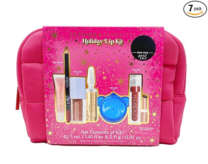 SEPHORA Favorite Holiday Lip Kit - 7 Piece