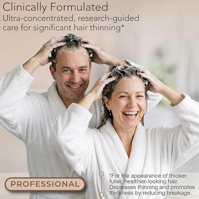 PURA D'OR Clinically Formulated Biotin Shampoo & Conditioner For Hair Thinning - 2X Concentrated Proprietary Herbal Blend Thickening Products For Women & Men, Sulfate Free, 16oz x2