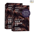 Madison Reed Radiant Hair Color Kit - 5NGM Dark Cinnamon Brown with Gold Mahogany Tones (Catania Brown), Dimensional Gray Hair Blending Permanent Hair Dye, PPD-Free & Ammonia-Free, 2 Pack