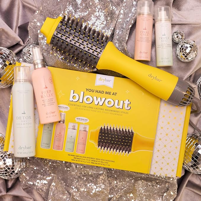 Drybar You Had Me at Blowout Kit | Refresh, Prime, Style, Texturize, and Finish Your Look for Great Blowouts with Extra Volume that Holds Style for 8 Hours*
