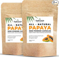 Earth Circle Organics Papaya Seed Powder Capsules – 100% Ground Papaya Seeds – 360mg per Capsule – 120 Vegan Capsules – No Additives or Fillers (Pack of 2, 120 Total Capsules)