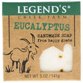 Legend's Creek Farm Goat Milk Soap - Cleansing Moisturizing Bar for Hands and Body - 5 Oz Creamy Lather, Nourishing, Gentle Natural Soap for Sensitive Skin (Eucalyptus, Pack of 1)