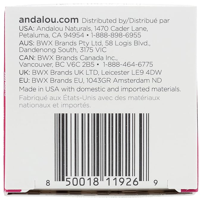 Andalou Naturals Mask 1000 ROSES, Overnight Sleeping Mask for Dry, Chapped Lips, Plumping, Hydrating & Soothing Balm with Alpine Rose Stem Cells, Vegan & Cruelty-Free, 0.42 O