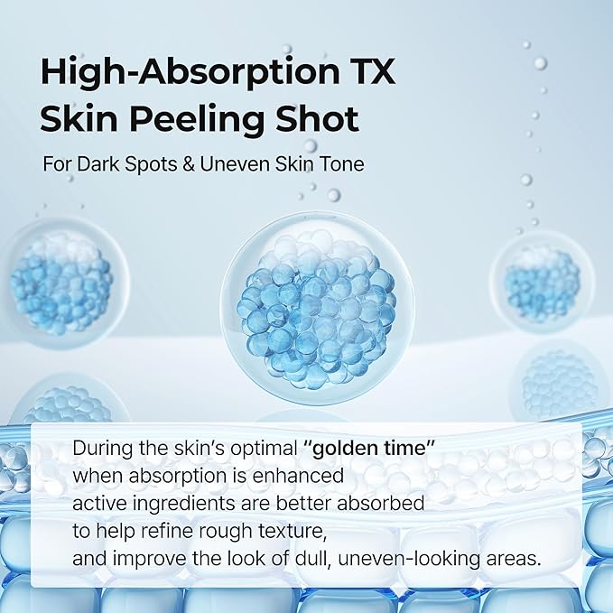 Dr.Melaxin Peel Shot Exfoliating TX Serum 80ml – 99% Pure Tranexamic Acid & Niacinamide + AHA PHA Brightening Exfoliating for Uneven Skin Tone, Dark Spots & Dullness | Smooth | Korean Skincare