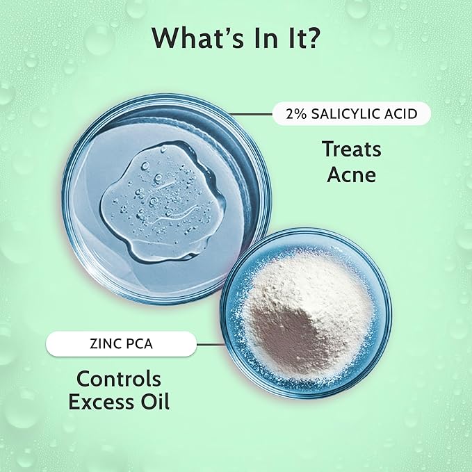 Chemist At Play 2% Salicylic Acid Face Serum | Treats Active Acne | Controls Excess Oil | Fades Acne Marks | Improves Skin Texture | 10ml