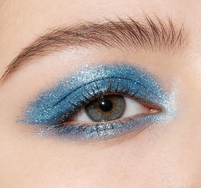 Chameleon Eyeshadow Collection, 14 Shades, Glitter Pressed Powder, Iridescent Shimmer Colors. (Stellar)