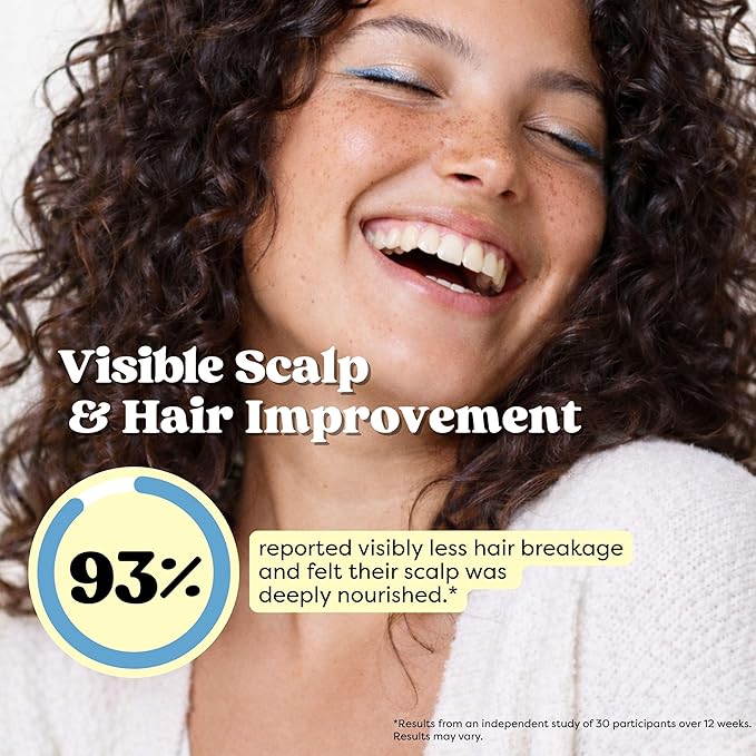 Rosemary Hair Growth Oil - Scalp Treatment for Thinning Hair, Improves Hair Density, Reduces Breakage & Deep Nourishment | Blended with Castor Oil, Biotin, Turmeric for Men & Women 3.38 fl oz