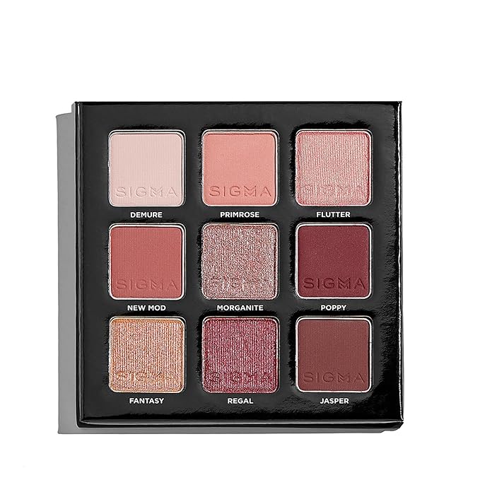 Sigma Beauty On-The-Go Eyeshadow Palette Set Includes 6 Eyeshadow Palettes