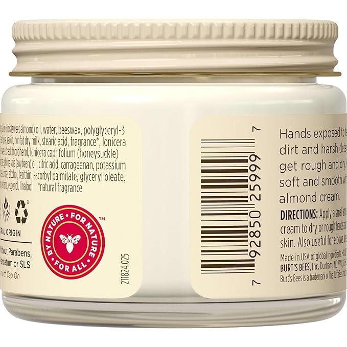Burt's Bees Almond & Milk Hand Cream, 2 Oz (Pack of 2)