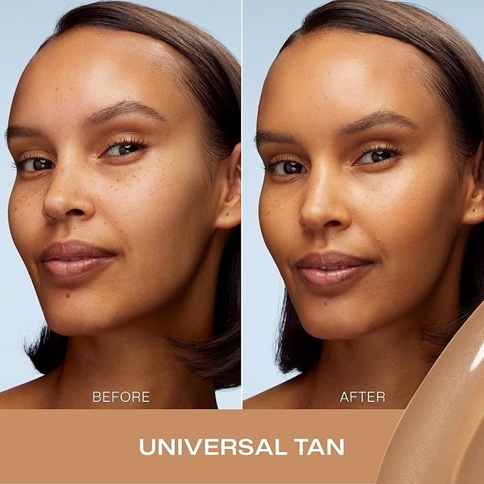 LUMENE Invisible Illumination Instant Glow Beauty Serum | Universal Tan Shade | Face Makeup & Brightening Serum | Lightweight, Buildable Coverage | Vegan | 30 ml