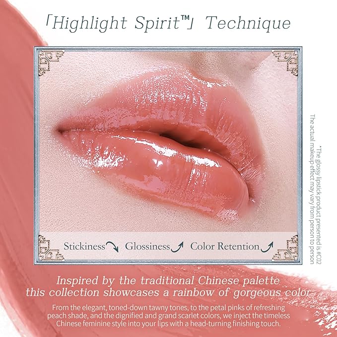 Flower Knows Little Angel Cream Blush and Butterfly Cloud Collar Glossy Lipstick Set,Buildable & Blendable Dewy Makeup,Soft Long-Lasting Cute Make Up(Blush 04 Rose Ashes + Lipstick C06 Cardamom)