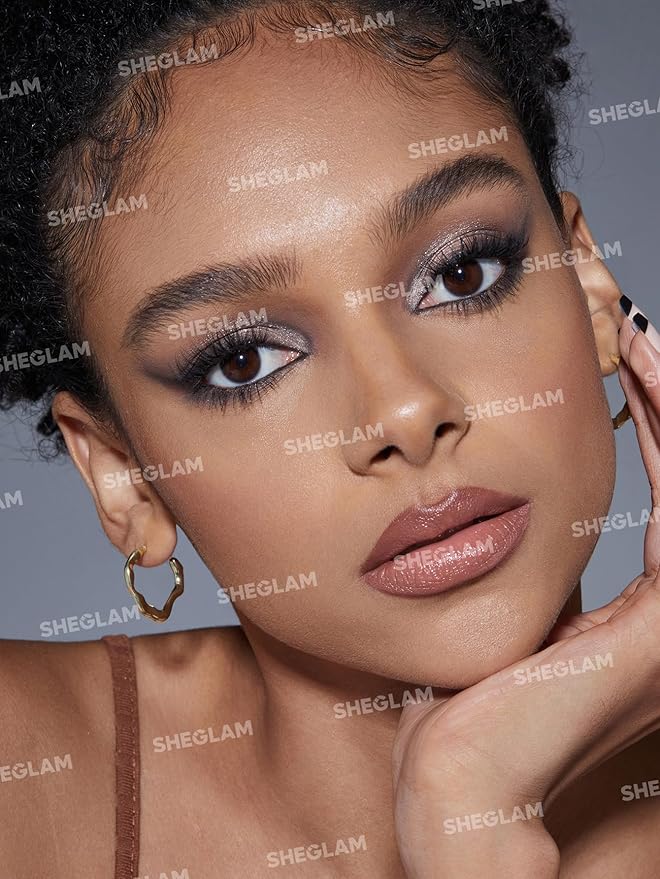 SHEGLAM 8-Color Shimmer Matte Eyeshadow Palette Smooth Blendable Jazy Jigsaw Eyeshadow Palette-Mauve'ing On