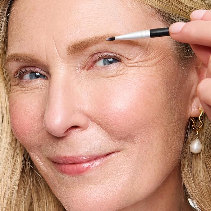 Soft Brow Define & Fill Powder Duo, Includes Dual ended Brush, Vegan and Cruelty Free (Blonde)