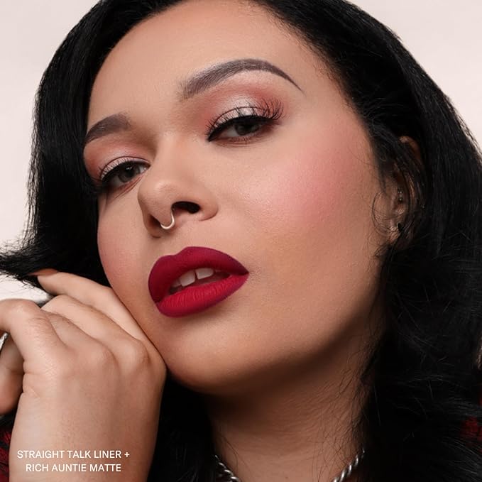 The Lip Bar Liquid Matte Lipstick 3 Pack, Rich Auntie+ Brickhouse + Savage