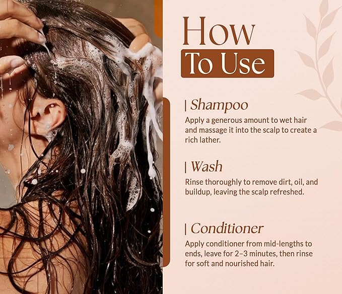SOULSPA PURE Biotin Argan Oil Shampoo and Conditioner Set - Shea Butter Moisturizing Formula for Curly, Dry & Damaged Hair - Deep Hydration for Men & Women - Made in USA - 16 fl oz Each