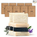 Mary Case Variety Bar Soap Set of 8 | Lavender, Pine Tar, Tea Tree & Charcoal Natural Soap Bars | Vegan Bath Soap for Men & Women | Deep Hydrating & Nourishing Skin Care Collection