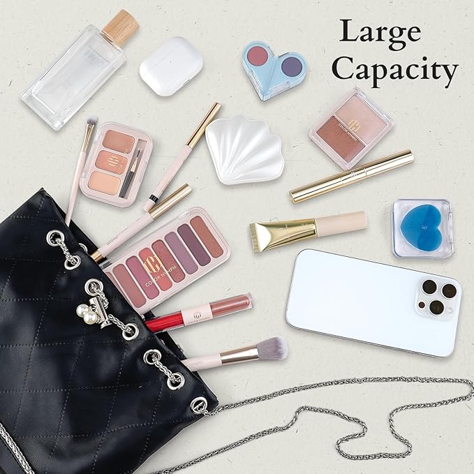 Color Nymph Makeup Sets For Women, Teen Girls With Travel-Friendly Makeup Kits Bag Included 9 Color Eyeshadow Palette Concealer Liquid Blush Eyeliner Lipgloss - #01