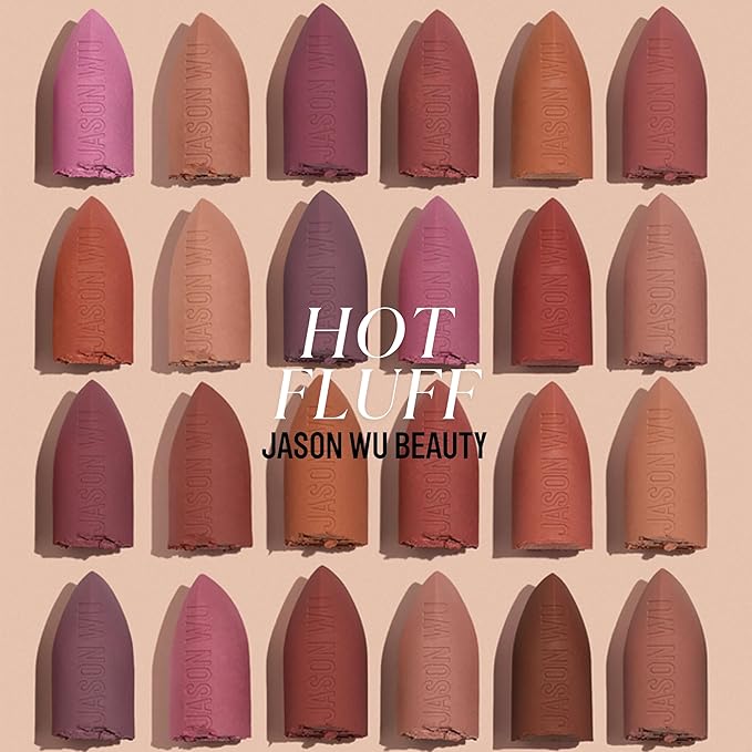 Jason Wu Beauty Hot Fluff Modern Matte Lipstick - 3-in-1 Lipstick, Blush, Shadow, 3.8g 0.134oz (Gingerbread, 3.8g)