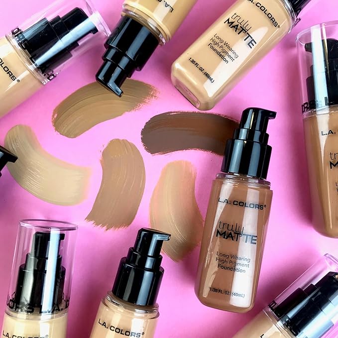 L.A. COLORS Truly Matte Foundation, Golden Beige CLM357