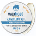 Waxhead Zinc Oxide Sunscreen Paste SPF 30, Nose Sunscreen Sunblock, Surf Lifeguard Face Protection, Reef Safe Mineral Formula for Sensitive Skin Kids, 80 Min Water Resistant, Travel Size 2 oz