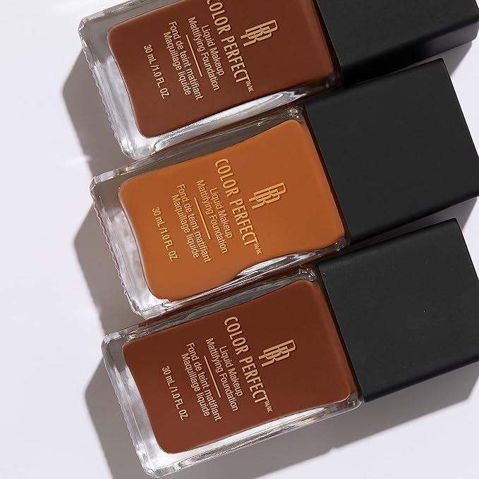 Black Radiance Color Perfect Liquid Full Coverage Foundation Makeup, Toffee, 1 Ounce (Pack of 2)