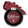 BEUSELF Metallic Burgundy Red Eyeshadow, Highly Pigmented True Red Sparkly Eyeshadow for Gothic Makeup, Long Wear Cream Formula Blendable Eye Shadow Pallet for Halloween Clown, Talc Free, #Wine 3i