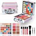 Hot Sugar Girls Makeup Kit for Teenagers 13-15 and Women Includes Eyeshadow Lip Gloss Blush Highlighter Bronzer Brush (Rainbow)