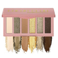 SUSIKEKI Neutral Nude Matte & Shimmer Eyeshadow Palette with Brush - 6 Colors Mini Travel Size, Highly Pigmented Olive-colored Tone Eye shadow, Long Lasting Vegan Makeup Palette for Daily Use 04