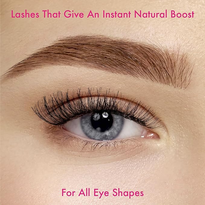 i•ENVY 15 Pairs Demi Wispies False Lashes (3 Pack), Premium Quality 100% Human Hair, Fluffy Feathered Eyelashes with Volume & Curl, Natural Look, Lightweight, Comfortable, Reusable for Everyday Wear
