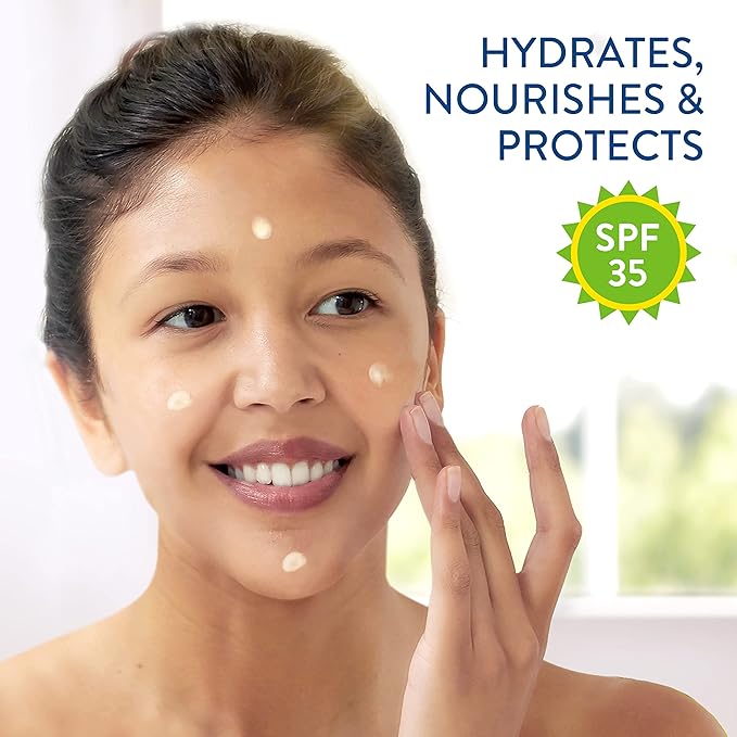 Cetaphil Daily Cleanser and SPF Kit, Daily Facial Cleanser (20 oz) + Oil Free Face Moisturizer with SPF 35 (3 oz) Fragrance Free, For Dry, Combination, Sensitive Skin, Hypoallergenic, Non-Comedogenic