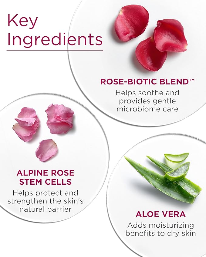 Andalou Naturals Toner, 1000 Roses Biome Balancing Facial Toner, Refreshing & Gentle on Sensitive Skin, Rose-Biotic Blend to Help Protect & Strengthen Skin Barrier, 6 Fl Oz Spray
