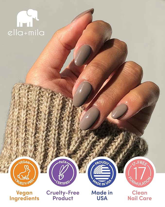 ella+mila Nail Cuticle Oil with Olive & Avocado - Deep Moisture Cuticle Oil for Nails - Intense Hydration for Dry Cuticles - Vegan Nail Care Products - 2.3 fl oz
