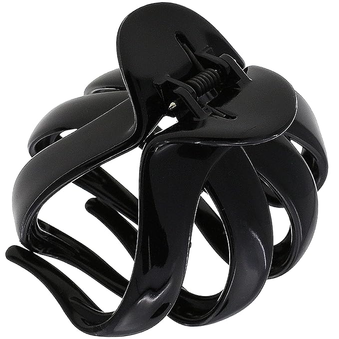 Camila Paris CP3459 French Octopus Hair Clip, Large Hair Clips for Thick Hair, Big Hair Claw Clip for Long Hair, Durable Girls Hair Clips for Women for Wavy Hair, Strong No-Slip Grip. Made in France