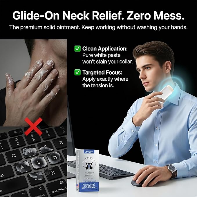 NDC Listed Cervical Spine Pain Relief Arnica Gel Stick GMP Grade OTC Care with Camphor and Hypericum Perforatum Oil for Stiff Neck Neuropathy and Bruises 0.71oz