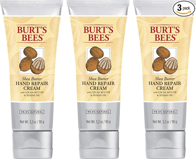 Burt's Bees Shea Butter Hand Repair Cream, 3.2 Oz (Pack of 3)