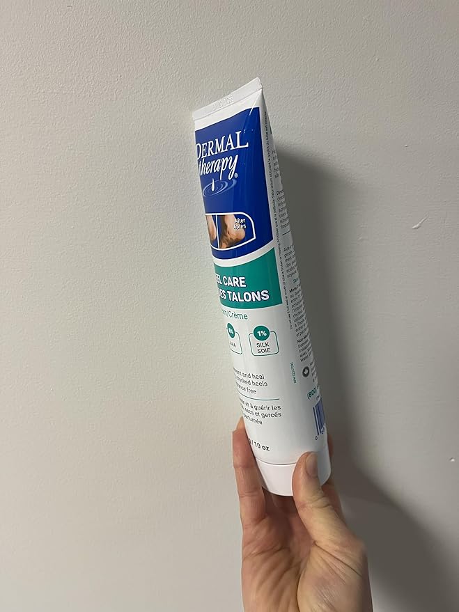 Dermal Therapy - Heel Care Cream, Foot Cream for Dry Cracked Heels, Intense Foot Moisturizer with Urea and AHA, Foot Lotion with Non-Greasy Formula, 300g